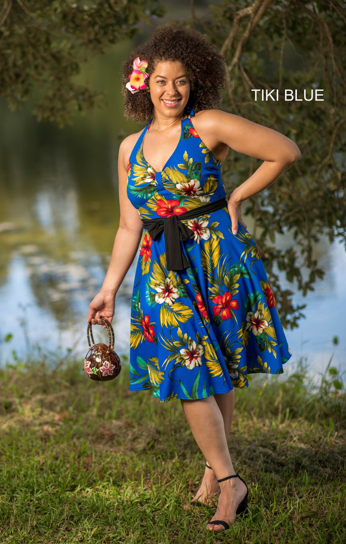 Retro Halter Dress