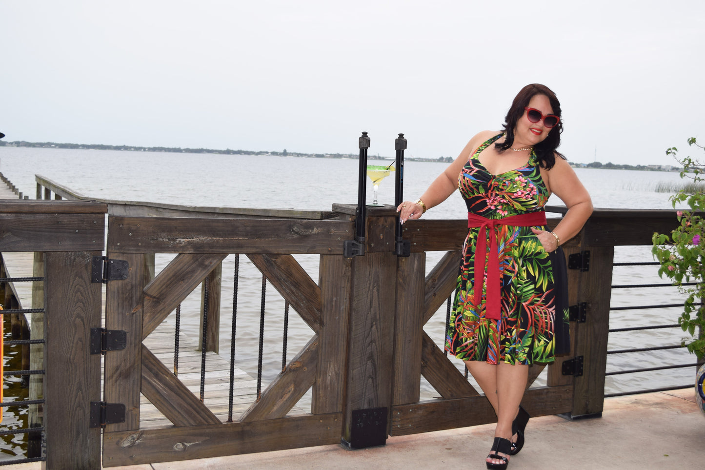Retro Halter Dress