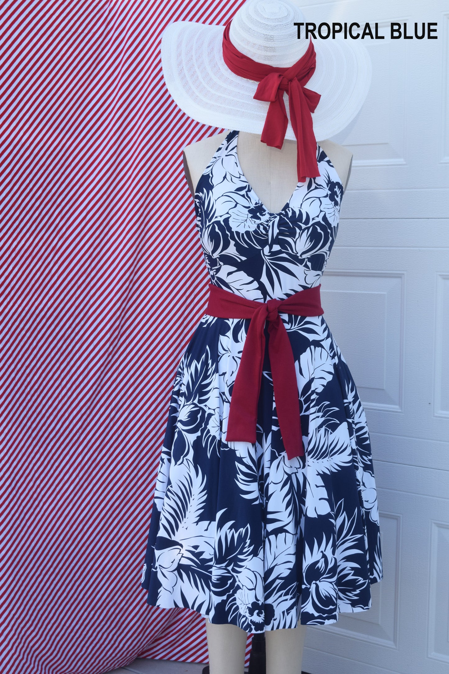 Retro Halter Dress