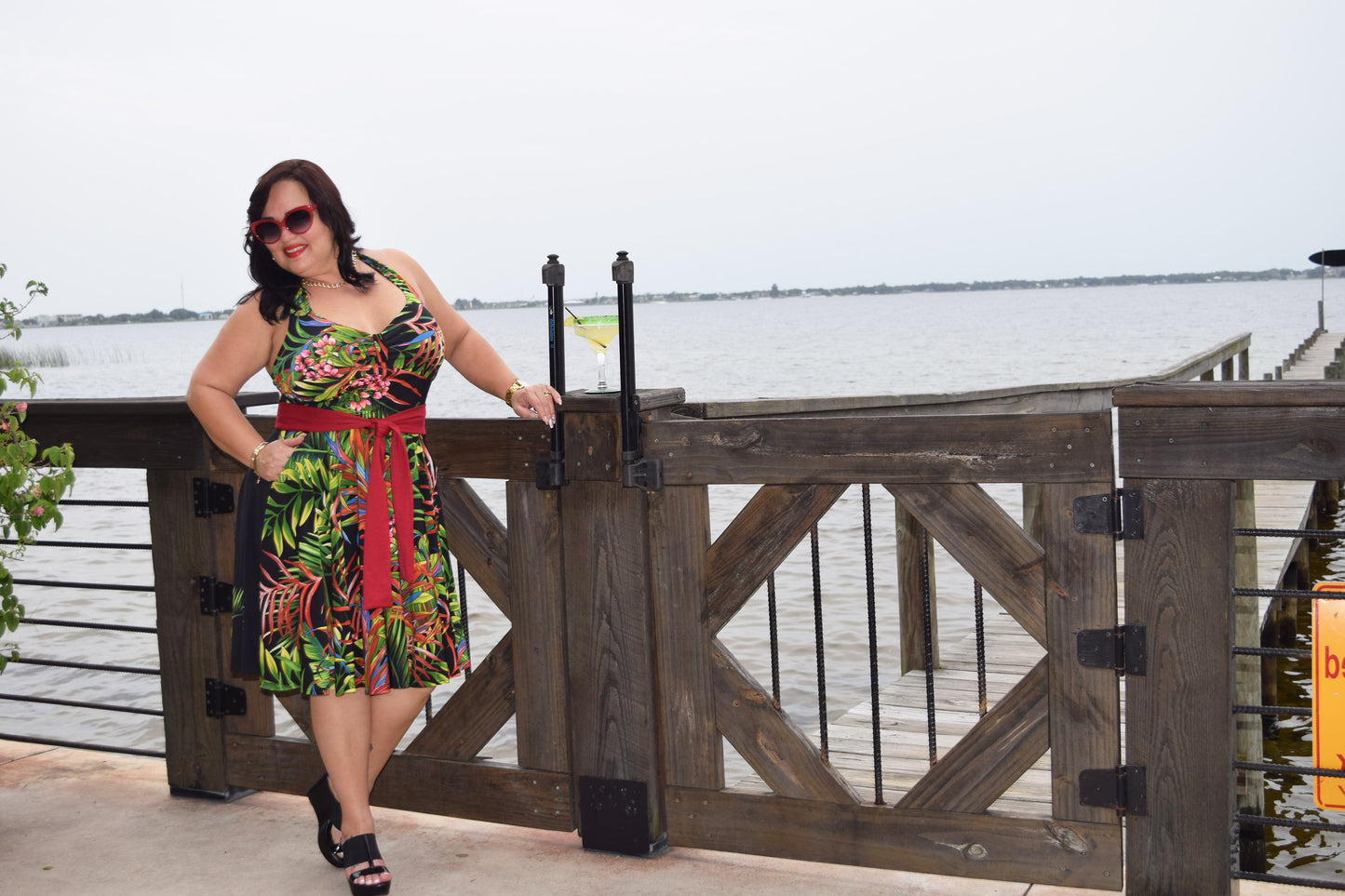 Retro Halter Dress