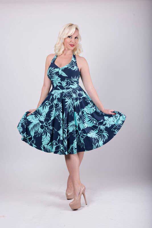 Retro Halter Dress