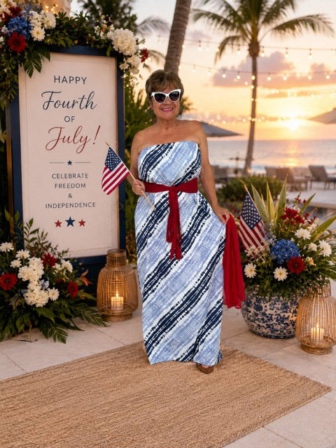 Strapless Maxi-Dress