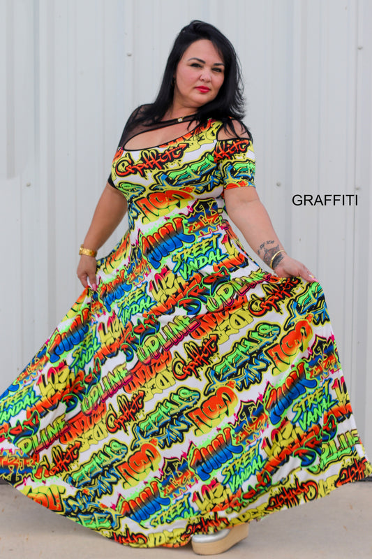 Maxi Dress Cut-Out